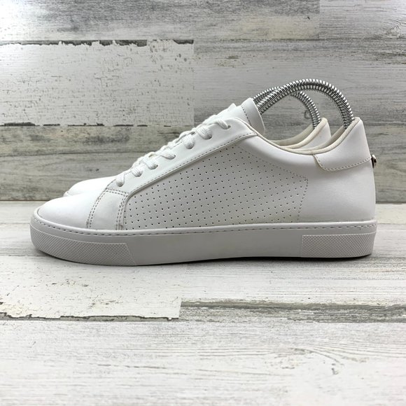 Steve Madden White Casual Lace Up Sneakers* - Picture 2 of 8